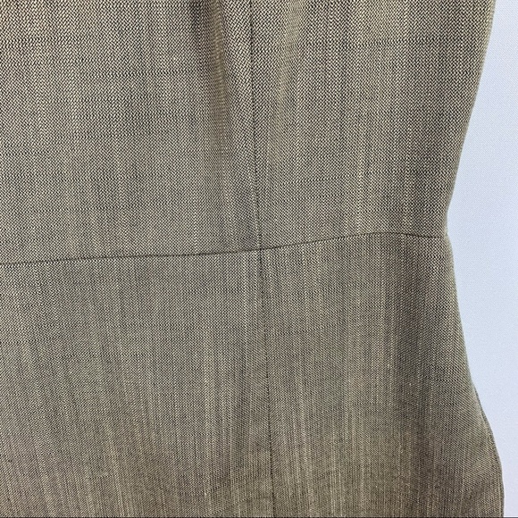 Antonio Melani Sleeveless Tan Workwear Modest Seth Dress Size 12 - Picture 4 of 8